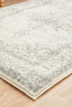 Rhythmic Melodious Silver Runner Rug -Sydney Rugs Online CEN 977 SILV RU 4