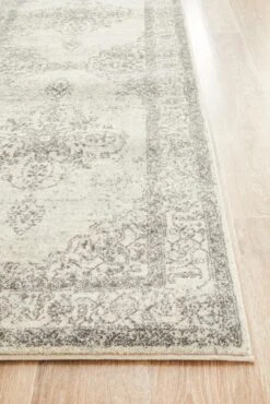 Rhythmic Melodious Silver Runner Rug -Sydney Rugs Online CEN 977 SILV RU 5