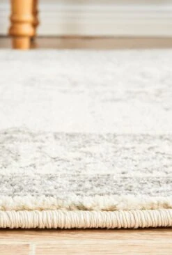 Rhythmic Melodious Silver Runner Rug -Sydney Rugs Online CEN 977 SILV RU 6