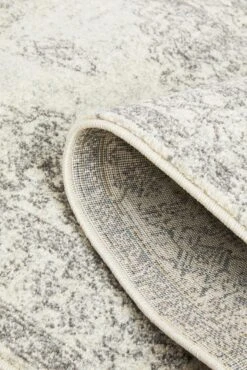 Rhythmic Melodious Silver Runner Rug -Sydney Rugs Online CEN 977 SILV RU 8