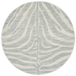 Miter Galata Silver Round Rug -Sydney Rugs Online CRO SAV SIL RO 3