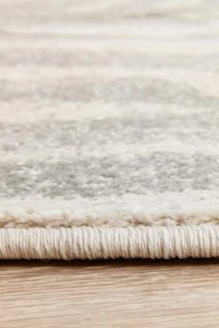 Miter Galata Silver Round Rug -Sydney Rugs Online CRO SAV SIL RO 6