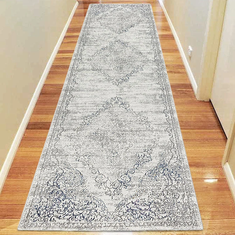 Glamor Beauty Light Grey Runner Uniart Rug 3 Glamor Beauty Light Grey Runner Uniart Rug
