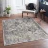 Klare Precise Grey Rug -Sydney Rugs Online Clare642GreyLounge
