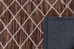 Puzzle Chocolate Rug -Sydney Rugs Online Cross Chocolate Rug 4