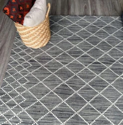 Puzzle Dark Grey Rug