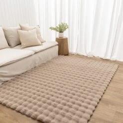 Clarity Washable Dark Beige Rug