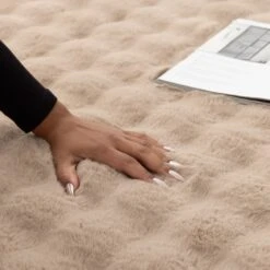 Clarity Washable Dark Beige Round Rug -Sydney Rugs Online DARK BEIGE 5