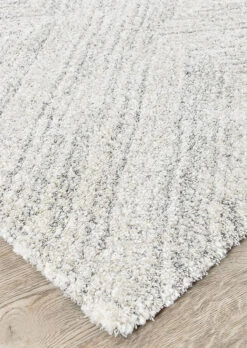 Scandinavian Shaggy Wave Grey Rug -Sydney Rugs Online DSC 1008
