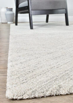 Scandinavian Shaggy Wave Grey Rug -Sydney Rugs Online DSC 1010