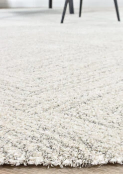 Scandinavian Shaggy Wave Grey Rug -Sydney Rugs Online DSC 1011