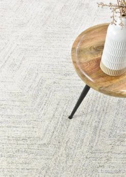 Scandinavian Shaggy Wave Grey Rug -Sydney Rugs Online DSC 1012