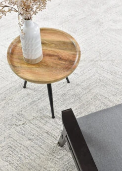 Scandinavian Shaggy Wave Grey Rug -Sydney Rugs Online DSC 1014