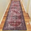 Divan Davenport Red Runner Rug
