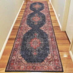 Divan Pew Navy Runner Rug