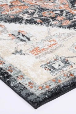 Anatolia Traditional Cream Black Rug -Sydney Rugs Online ESTA16003CREA 3