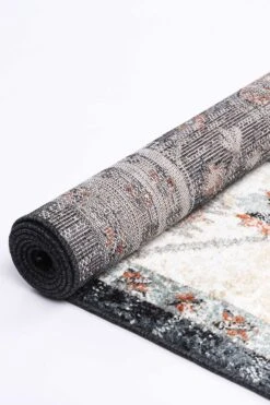 Anatolia Traditional Cream Black Rug -Sydney Rugs Online ESTA16003CREA 4