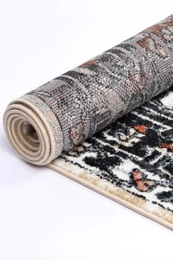 Anatolia Traditional Black Cream Rug -Sydney Rugs Online ESTA16013CREA 4