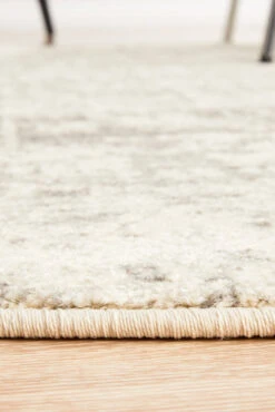 Summon Dream White Silver Transitional Round Rug -Sydney Rugs Online EVO 253 WSIL RO 6