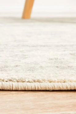 Summon Winter White Transitional Round Rug -Sydney Rugs Online EVO 261 WHI RO 6