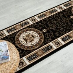 Stratum Lush Medal Black Runner Rug -Sydney Rugs Online Estate511BlackRun Accessory