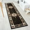 Stratum Lush Medal Black Runner Rug