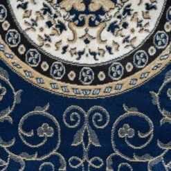 Stratum Lush Medal Navy Runner Rug -Sydney Rugs Online Estate511NavyRun Detail