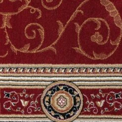 Stratum Lush Medal Red Rug -Sydney Rugs Online Estate511Red Detail