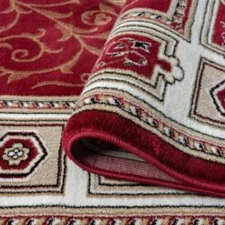 Stratum Lush Medal Red Rug -Sydney Rugs Online Estate511Red Loop