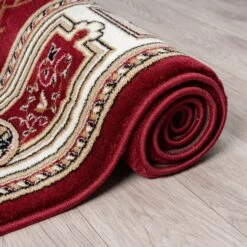 Stratum Lush Medal Red Rug -Sydney Rugs Online Estate511Red Roll