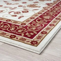 Stratum Persian Classic Cream Runner Rug -Sydney Rugs Online Estate512CreamRun Angle