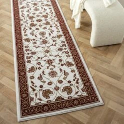 Stratum Persian Classic Cream Runner Rug