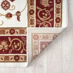 Stratum Persian Classic Cream Runner Rug -Sydney Rugs Online Estate512CreamRun Reverse