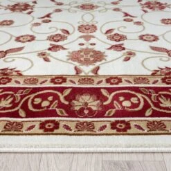 Stratum Persian Classic Cream Runner Rug -Sydney Rugs Online Estate512CreamRun Side
