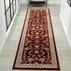 Stratum Persian Classic Red Runner Rug