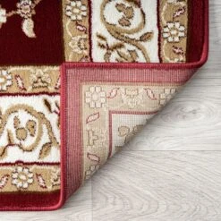 Stratum Persian Classic Red Runner Rug -Sydney Rugs Online Estate512RedRun Reverse