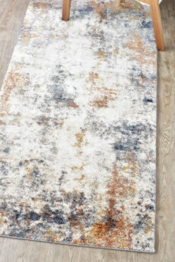 Florence Condiment Blue Rust Runner Rug -Sydney Rugs Online FLO B0158A NAVY 4 43fb419b 183b 4294 b97e da929f440dc3