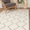 Leilani Diamond Tassel Cream Rug -Sydney Rugs Online GOA160D2CRE 2