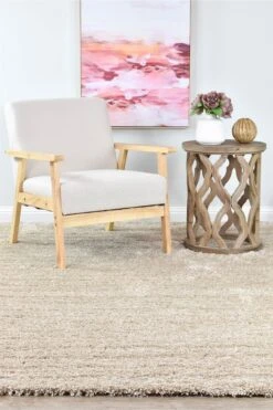 Island Shag Beige Rug