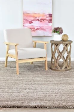 Island Shag Brown Rug