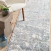 Yasmin Distressed Transitional White Blue Grey Runner Rug -Sydney Rugs Online KEN 1734 WHI RU cbbc6f09 5878 4bd1 9888 740daf1246de