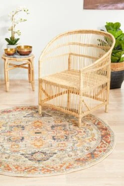 Bequest Heirloom Rust Round Rug -Sydney Rugs Online LEG 850 RUST RO 2