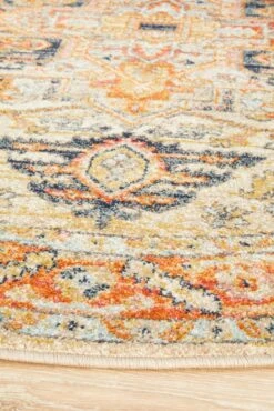 Bequest Heirloom Rust Round Rug -Sydney Rugs Online LEG 850 RUST RO 4
