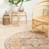 Bequest Heirloom Salmon Round Rug -Sydney Rugs Online LEG 850 SALM RO