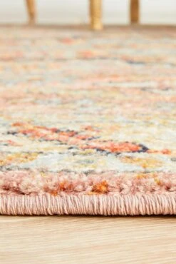 Bequest Heirloom Salmon Round Rug -Sydney Rugs Online LEG 850 SALM RO 6