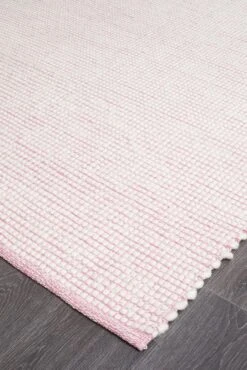 Ninnutsg Folt Wool Pink Rug -Sydney Rugs Online LFT PINK 1