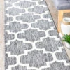 Long Island Trellis Light Grey Beige Runner Rug -Sydney Rugs Online LONG 0968 GU6 E15