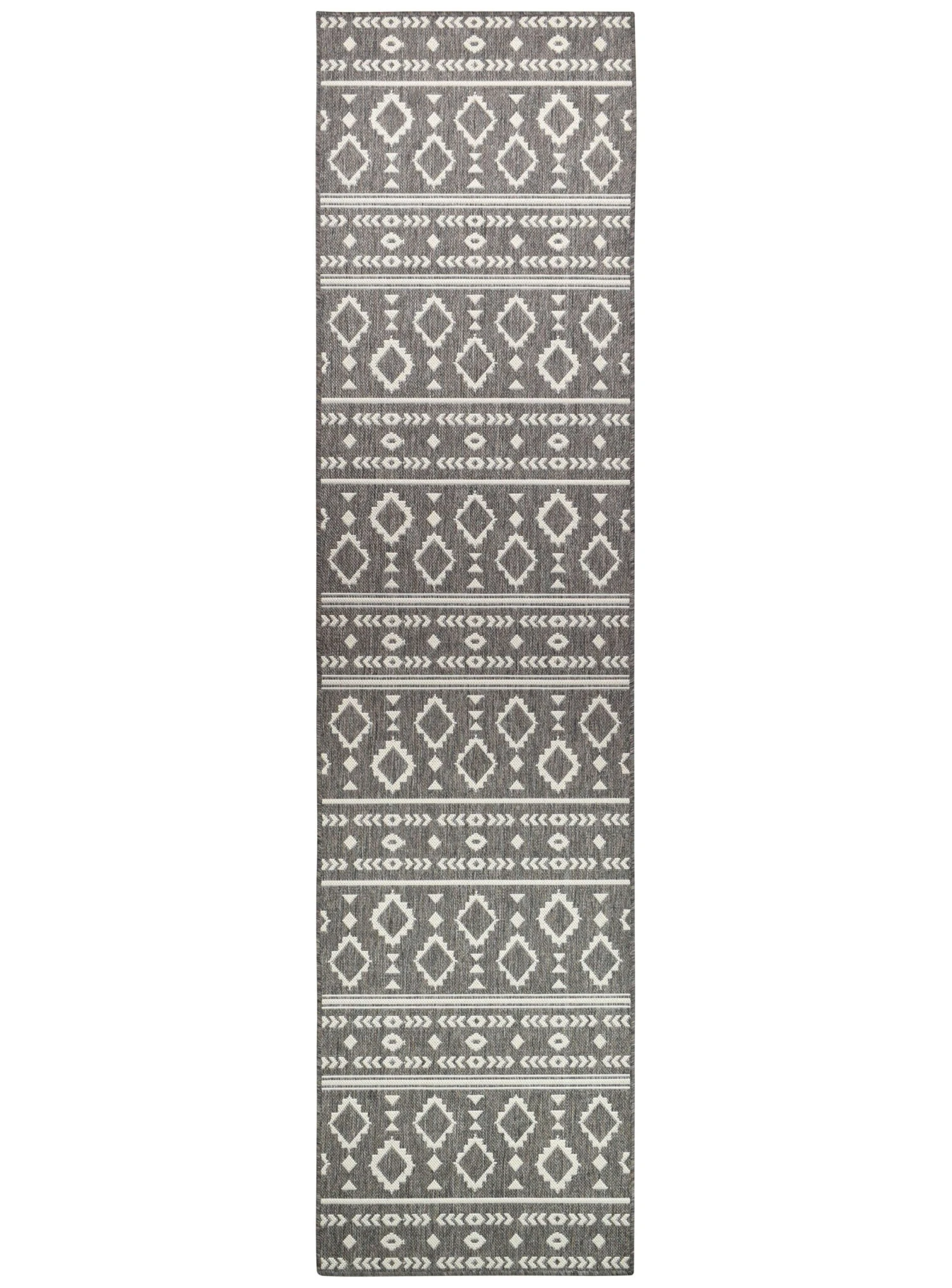 Long Island Tribal Brown Runner Rug 4 Long Island Tribal Brown Runner Rug - Image 2