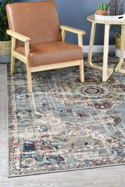 Ravers Traditional Grey Rug