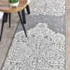 Long Island Sheen Cream Grey Runner Rug